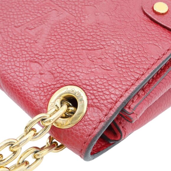 Louis Vuitton Vavin BB Monogram Empreinte Leather Shoulder Bag Red - Picture 7 of 14